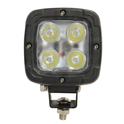 PHARE DE TRAVAIL CARRE 4 LED 4000 LUMENS ECLAIRAGE LARGE ADAPTABLE DEUTZ FENDT VALTRA CLAAS JCB JOHN-DEERE MASSEY FERGUSON