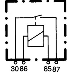 RELAIS 4 BROCHES 24V 60A