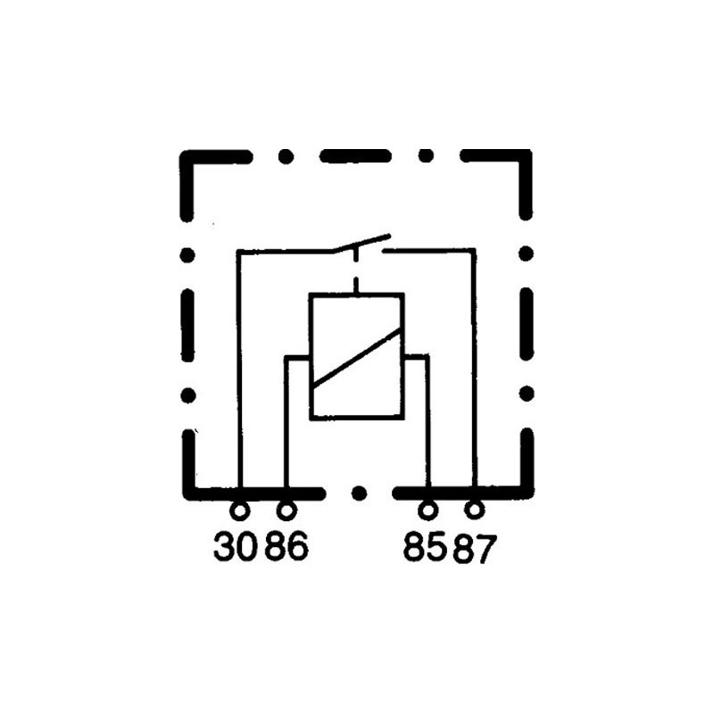 RELAIS 4 BROCHES 24V 60A