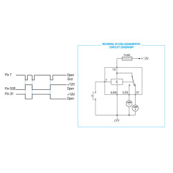 RELAIS BISTABLE 12V 5A MAX