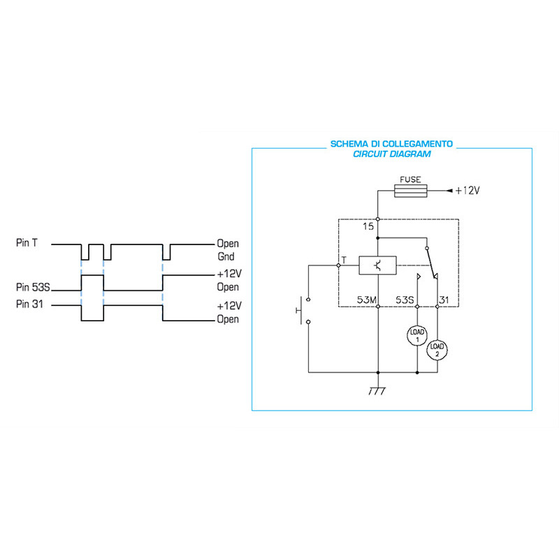 RELAIS BISTABLE 12V 5A MAX