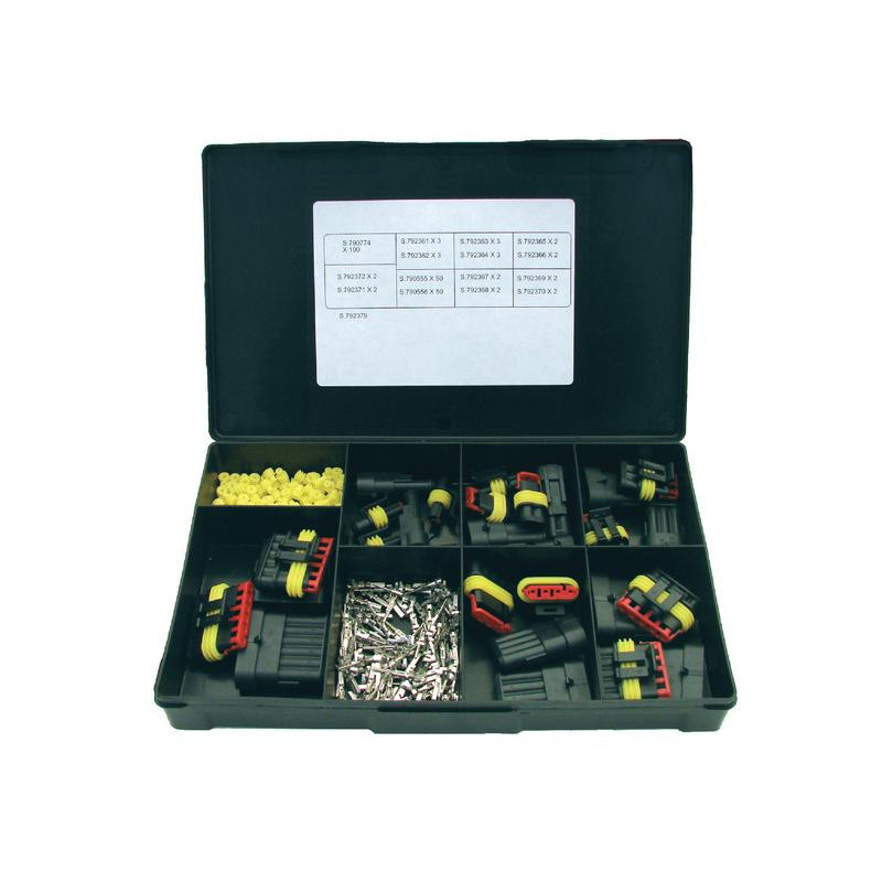 KIT CONNECTEURS ETANCHES 228 PIECES SERIE 1.5MM