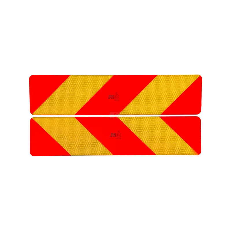 PANNEAUX DE SIGNALISATION 566X132MM GAUCHE/DROITE RECTUANGULAIRE EN ALUMINIUM