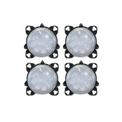 KIT DE PHARES DE TRAVAIL A LED ROND 4050 LUMEN ADAPTABLE MASSEY FERGUSON 4271840M92