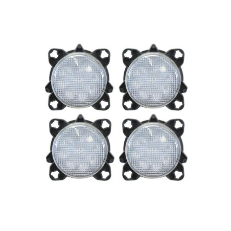 KIT DE PHARES DE TRAVAIL A LED ROND 4050 LUMEN ADAPTABLE MASSEY FERGUSON 4271840M92