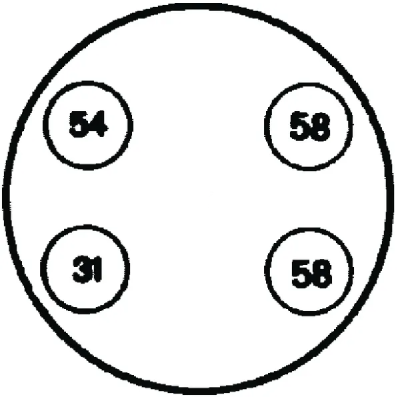 PRISE 4 POLES 16-25A FEMELLE DROIT 12/24V BORNE A VIS HELLA 4082300178586