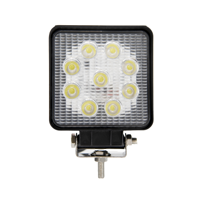 PHARE DE TRAVAIL CARRE 9 LED AVEC INTERRUPTEUR 2160LM LARGE