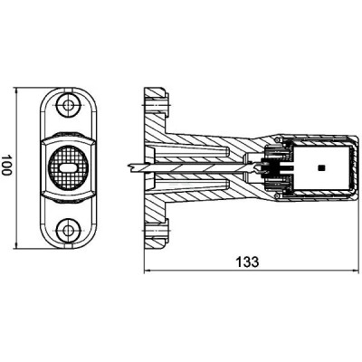 FEU DE GABARIT LED GAUCHE/DROIT HELLA 12/24V 4082300405576 1527181 2 197 719 0000-094-974 2801361001 11378284 1073171