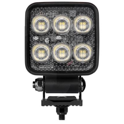 PHARE DE TRAVAIL CARRE 6 LED 5700 LUMENS ECLAIRAGE LARGE