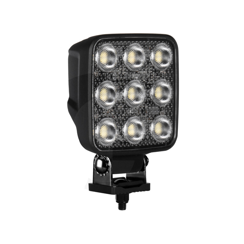 PHARE DE TRAVAIL CARRE 9 LED 6237 LUMENS ECLAIRAGE LARGE