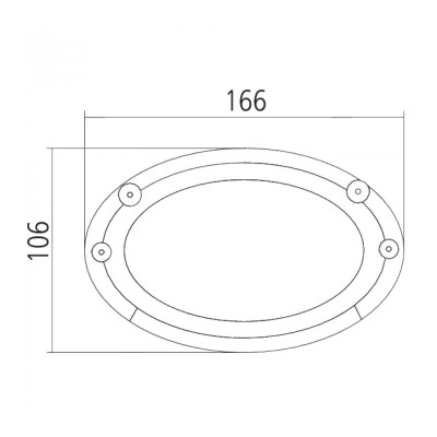 PHARE DE TRAVAIL LED OVAL 2900 LUMENS ADAPTABLE JOHN DEERE NEW HOLLAND MASSEY FERGUSON KUBOTA 87374601 RE271574