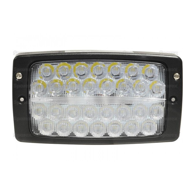 PHARE DE TRAVAIL RECTANGULAIRE 30 LED 3908 LUMENS ADAPTABLE MF FENDT CASE IH STEYR NH SAME LAVERDA JCB