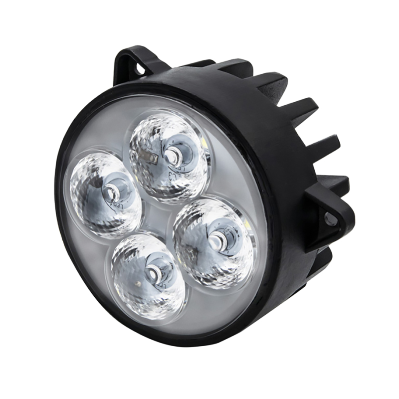 PHARE DE TRAVAIL ROND 4 LED 3600LM LARGE ENCASTRABLE ADAPTABLE FENDT NEW HOLLAND CASE JOHN DEERE MASSEY FERGUSON