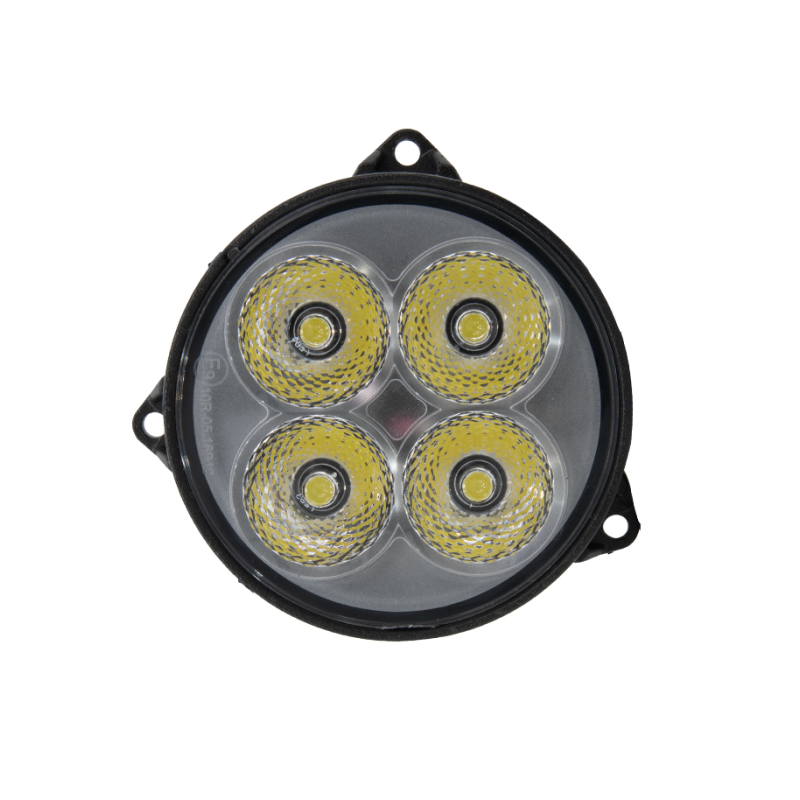 PHARE DE TRAVAIL ROND 4 LED 3600LM LARGE ENCASTRABLE ADAPTABLE FENDT NEW HOLLAND CASE JOHN DEERE MASSEY FERGUSON