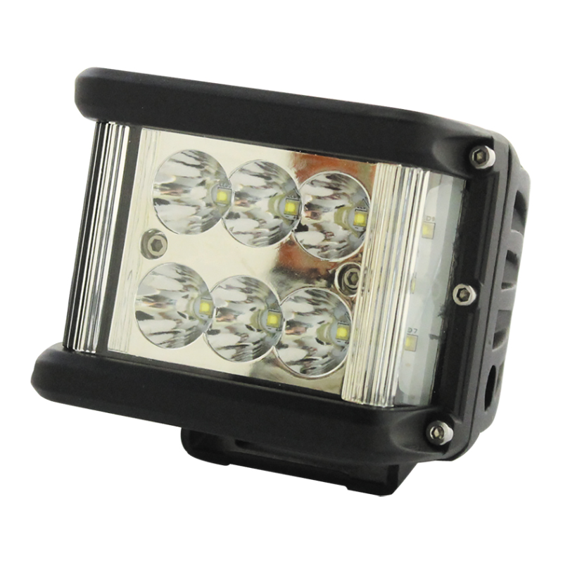 PHARE DE TRAVAIL 3D RECTANGULAIRE 12 LED 3500 LUMENS ECLAIRAGE COMBINE