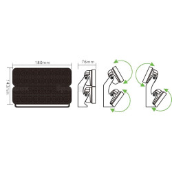 Kit Barres à LED 4270 Lumens Orientables | Éclairage Large | Protopled