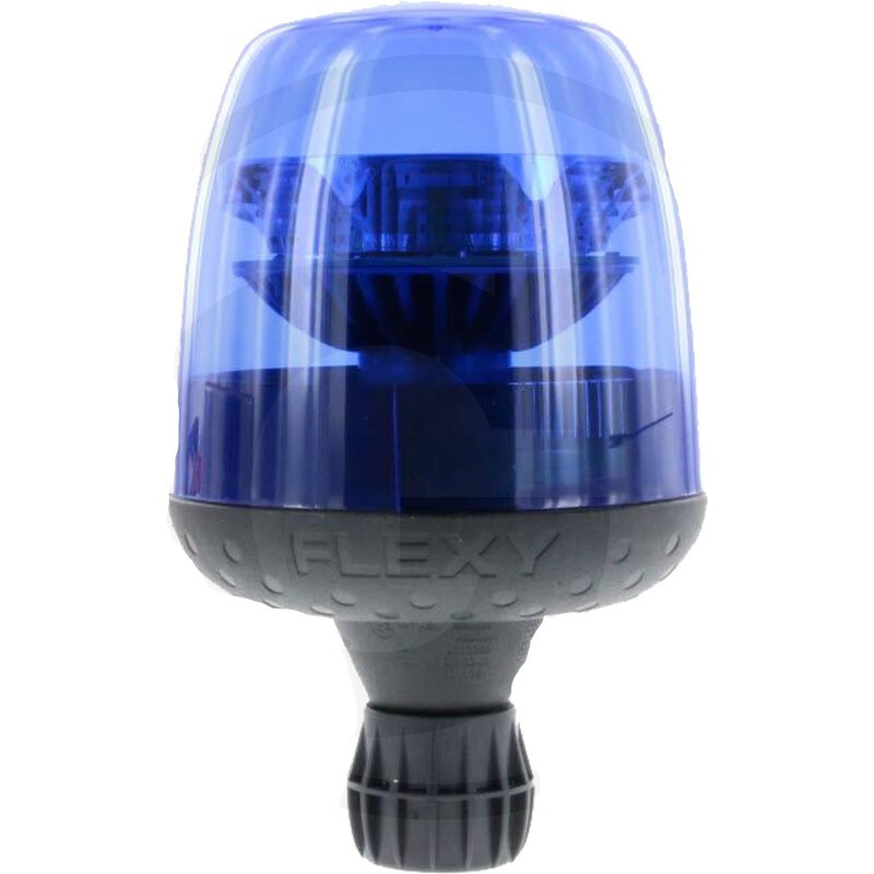 GYROPHARE LED BLEU A ECLAT FLEXIBLE 12/24V