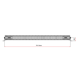 BARRE A LED INCURVÉE 5837 LUMENS ÉCLAIRAGE COMBINÉ