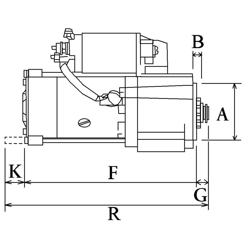 DEMARREUR 24V 5.5KW VOLVO MITSUBISHI M9T61171 M009T61171 M9T61171ZA 20430564 85000087