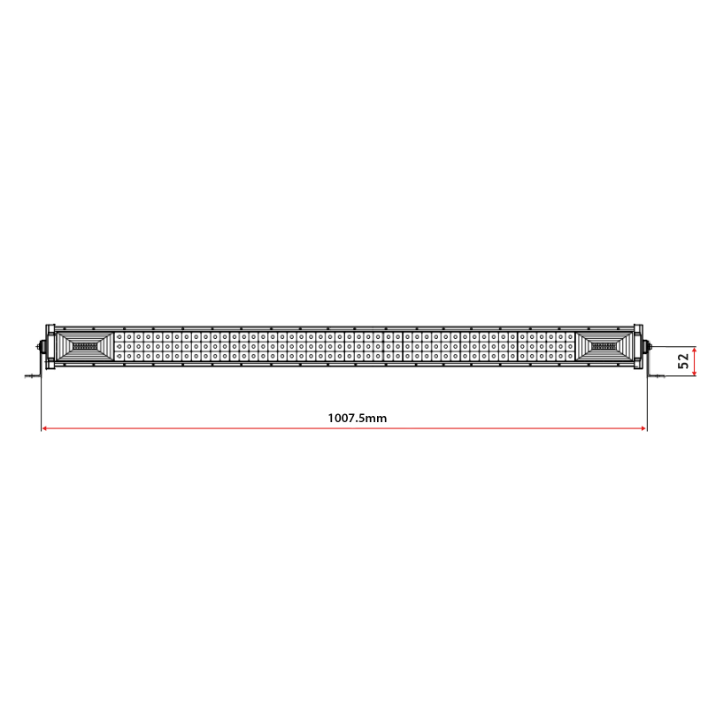 BARRE A LED INCURVÉE 8100 LUMENS ÉCLAIRAGE COMBINÉ