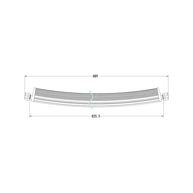 BARRE A LED 15300 LUMENS COMBO ECLAIRAGE LARGE ET LONGUE PORTEE