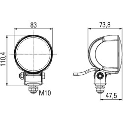 PHARE DE TRAVAIL ROND ADAPTABLE FENDT ACV0753640