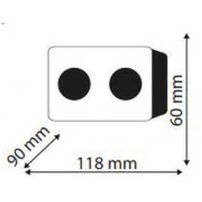BARRE A LED DROITE 1800 LUMENS ECLAIRAGE LARGE