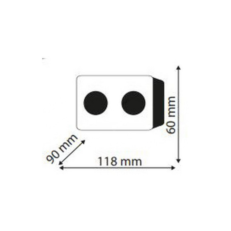 BARRE A LED DROITE 1800 LUMENS ECLAIRAGE LARGE