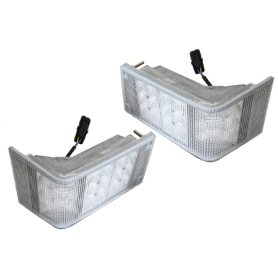 PAIRE D'OPTIQUES PHARES AVANT LED ADAPTABLE CASE IH 91971C2 91972C2 PAIRE D'OPTIQUES PHARES AVANT LED ADAPTABLE CASE IH 91971C2 91972C2