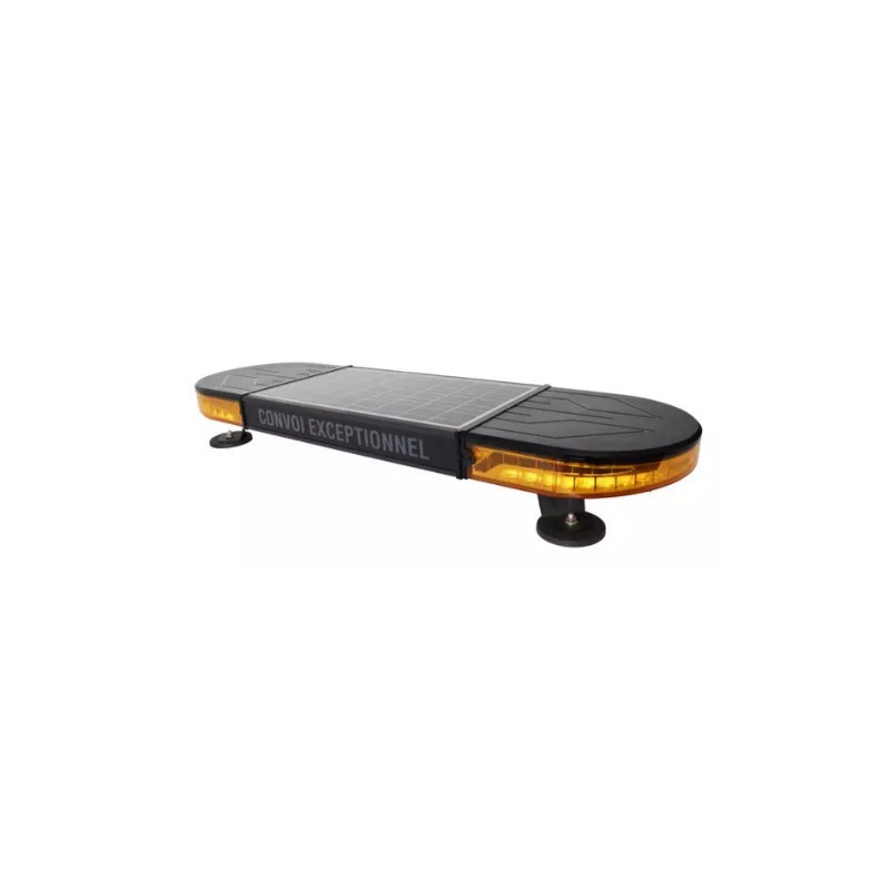 RAMPE LED SIGNALISATION MAGNETIQUE SANS FIL SOLAIRE RECHARGEABLE TECHNI-POWER