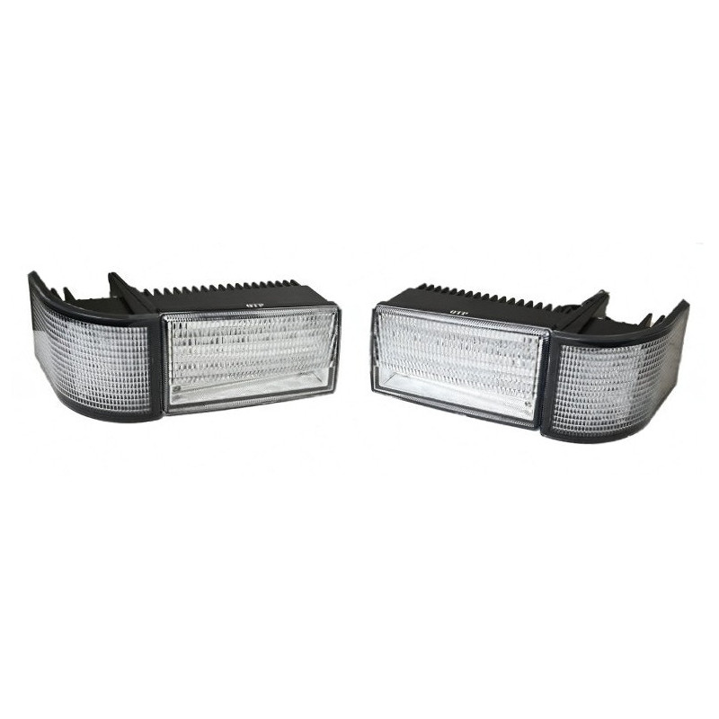 PAIRE D'OPTIQUES PHARES AVANT LED ADAPTABLE CASE IH 178318A1 178317A1 70702009