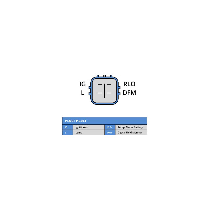 ALTERNATEUR 12V 100A EQUIVALENT TOYOTA 270600G010 270600R060 270600R070