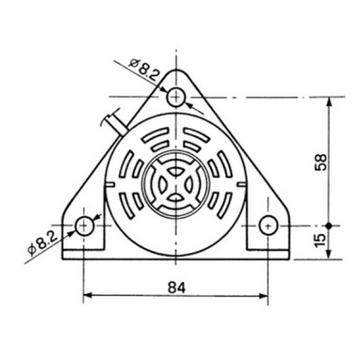 ALARME DE RECUL COBO 31007000 POUR ENGINS MERLO 12V 95DB