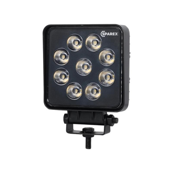 PHARE DE TRAVAIL LED CARRE 3600 LUMENS ECLAIRAGE LARGE 12-40V CLASSE 3