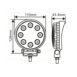 PHARE DE TRAVAIL ROND 1600 LUMENS