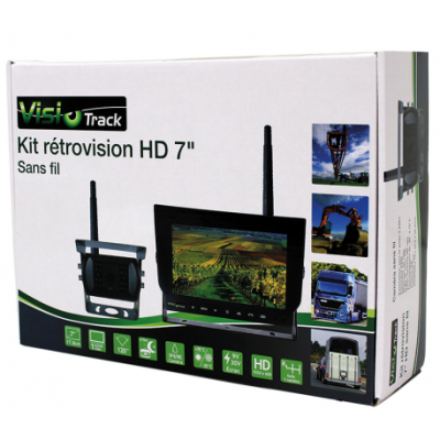 Kit Caméra de Recul Visiotrack Sans Fil HD 120° | Écran 7" | Protopled