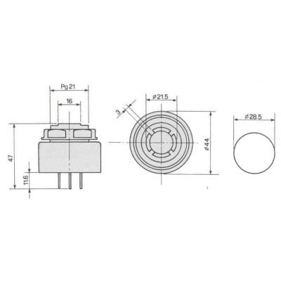 Alarme de Recul COBO pour Merlo 5-32V | 70-80dB | Protopled