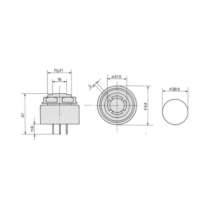 Alarme de Recul COBO pour Merlo 5-32V | 70-80dB | Protopled