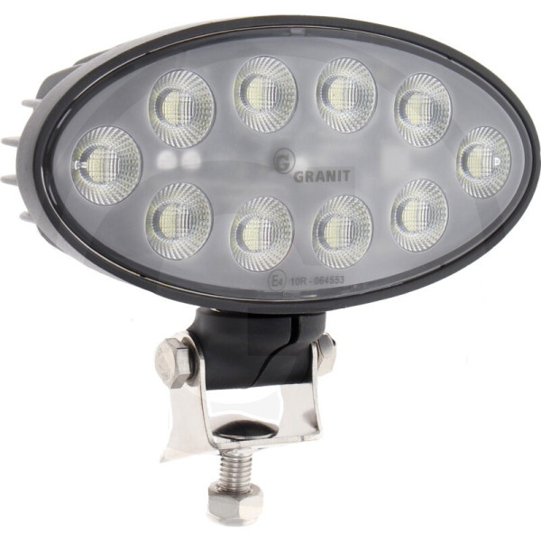 PHARE DE TRAVAIL OVALE A LED 10080 LUMENS ECLAIRAGE LONGUE PORTEE ADAPTABLE JOHN DEERE RE269640 RE269638 RE573609