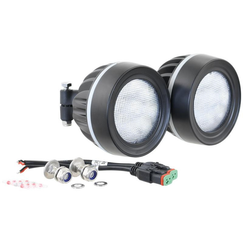 Kit 2 Phares LED 4950L Adaptable Fendt G931901112022 DT IP6K9K