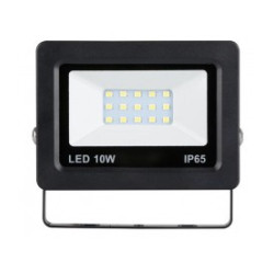 PROJECTEUR LED EXTRA PLAT NOIR 10W 800 LUMENS