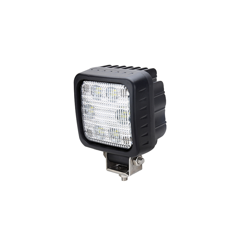 PHARE DE TRAVAIL CARRE 6 LED 3000 LUMENS ECLAIRAGE LARGE AVEC FAISCEAU 30CM