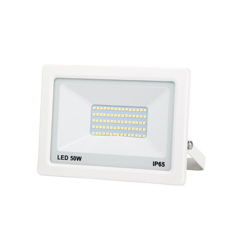 PROJECTEUR LED EXTRA PLAT BLANC 50W 4000 LUMENS