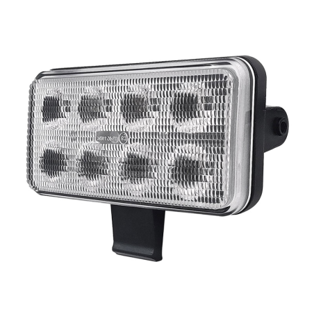 PHARE DE TRAVAIL RECTANGULAIRE 8 LED 3400 LUMENS ADAPTABLE NEW HOLLAND CASE IH STEYR 8203107 820310703