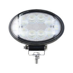 PHARE DE TRAVAIL OVALE HAUTE PUISSANCE A LED 9720 LUMENS ECLAIRAGE LARGE 180 DEGRES