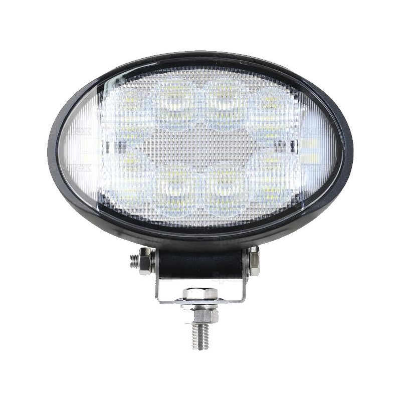 PHARE DE TRAVAIL OVALE HAUTE PUISSANCE A LED 9720 LUMENS ECLAIRAGE LARGE 180 DEGRES