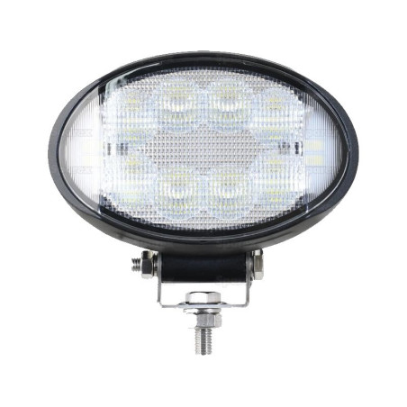 PHARE DE TRAVAIL OVALE HAUTE PUISSANCE A LED 9720 LUMENS ECLAIRAGE LARGE 180 DEGRES