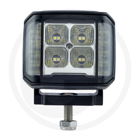 PHARE DE TRAVAIL RECTANGULAIRE 14 LED 3600 LUMENS ADAPTABLE CASE-IH NEW-HOLLAND ET STEYR