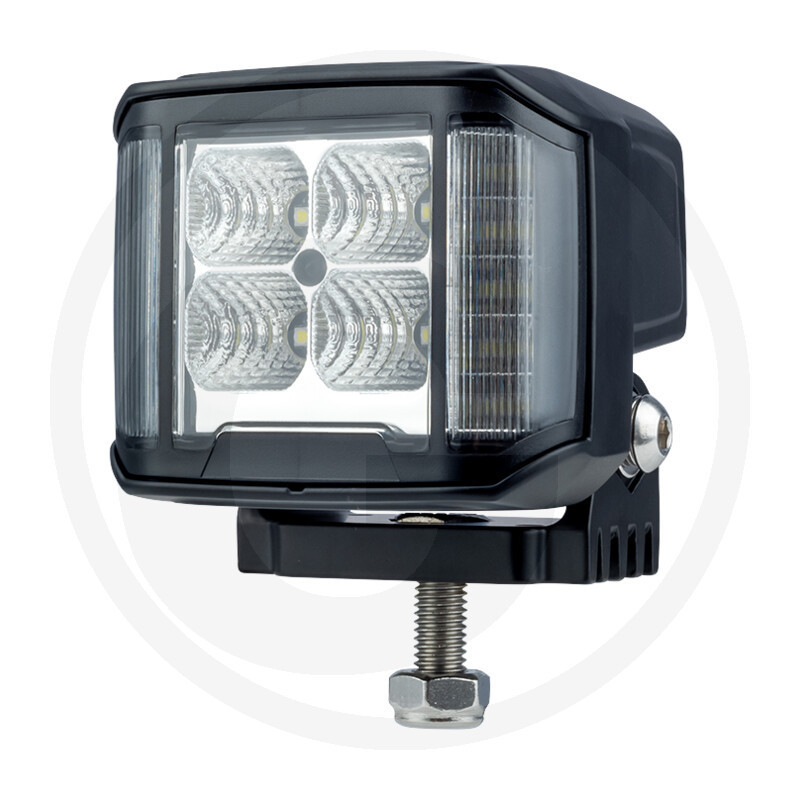 PHARE DE TRAVAIL RECTANGULAIRE 14 LED 2300 LUMENS ADAPTABLE CASE-IH NEW-HOLLAND ET STEYR