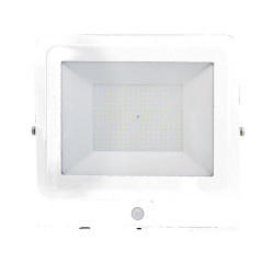 PROJECTEUR LED EXTRA PLAT BLANC AVEC DETECTEUR 200W 16000 LUMENS